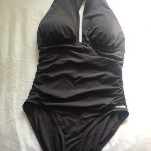 Black One Piece Bathing Suit
